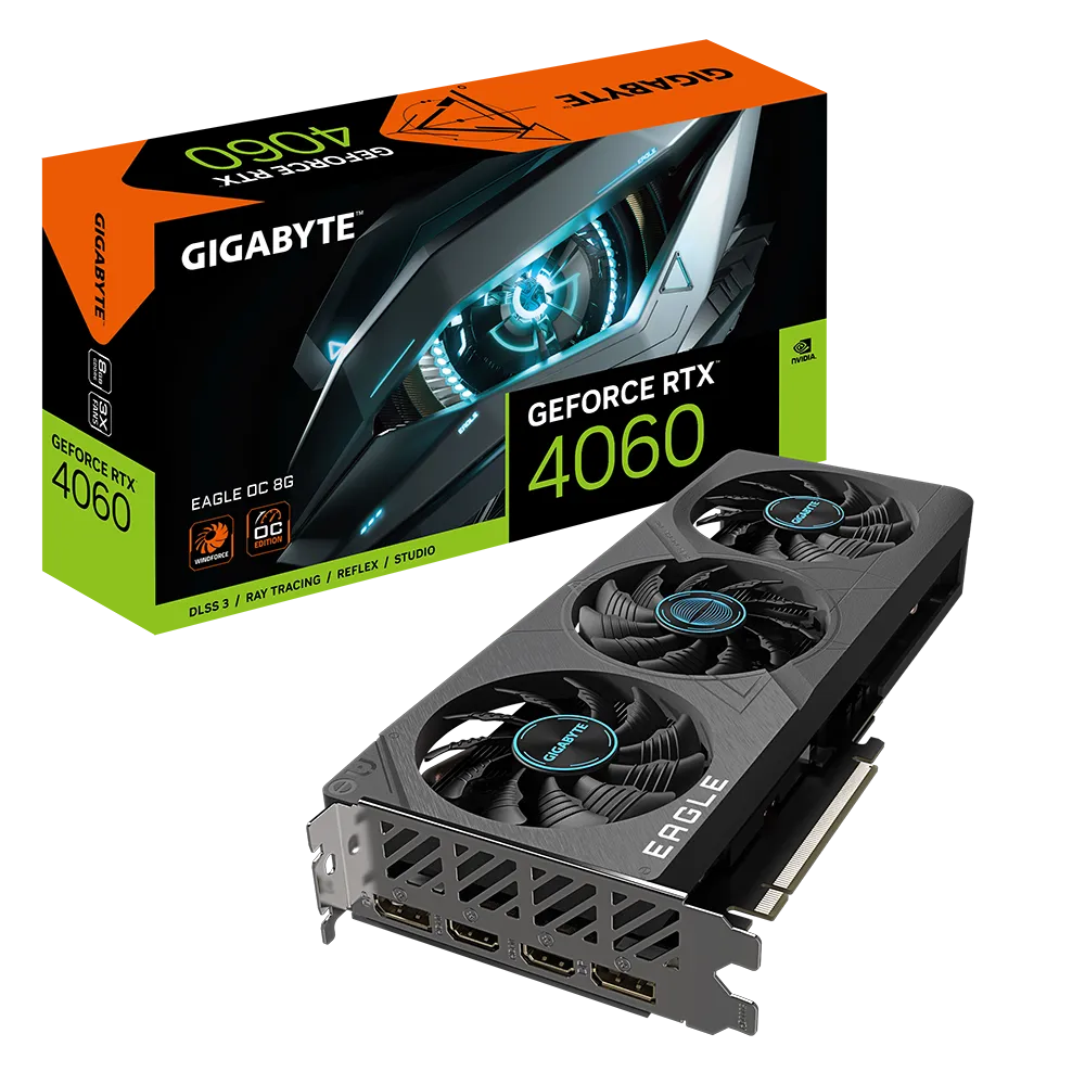 GIGABYTE GeForce RTX 4060 Eagle OC 8GB Graphics Card