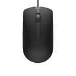 Dell MS116 Wired Optical Mouse, 1000DPI, LED Tracking, Scrolling Wheel, Plug and Play