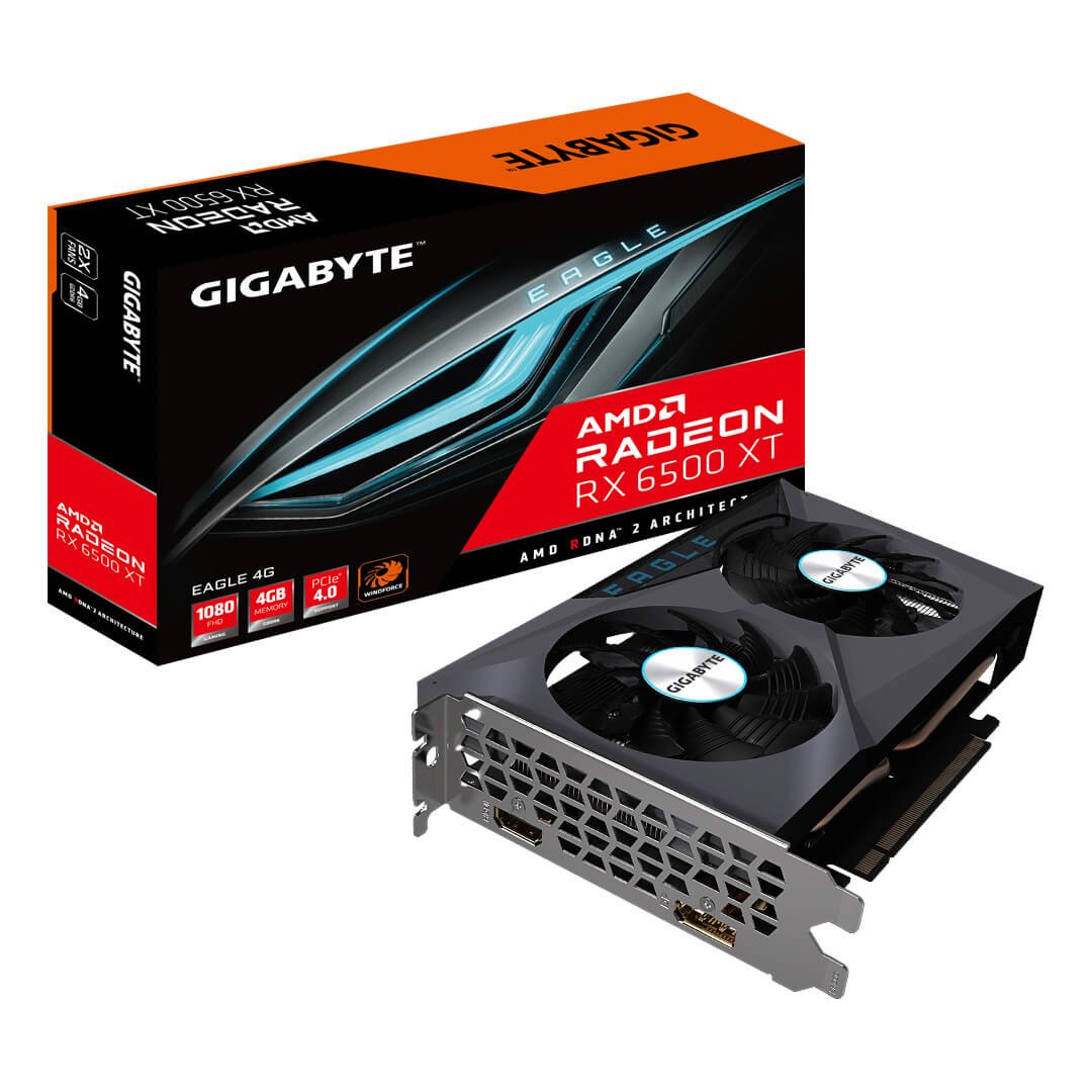 Gigabyte Radeon RX 6500 XT Eagle 4GB Graphics Card