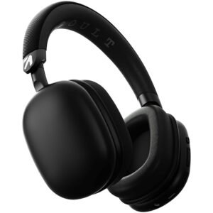 Boult Fluid X Headphones Bluetooth Wireless with 60H Playtime, 40mm Bass Driver, Zen ENC Mic, Type-C Charging, Combat™Gaming Mode, BTv 5.4, Headphones Wireless with mic (Black)
