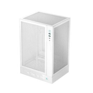 DeepCool CH170 Digital White Mini Tower Case R-CH170-WHNPI0D-G-1