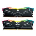 TeamGroup T-Force Delta RGB 32GB (16GBx2) DDR5 6400MHz Desktop RAM (Black) FF3D532G6400HC40BDC01